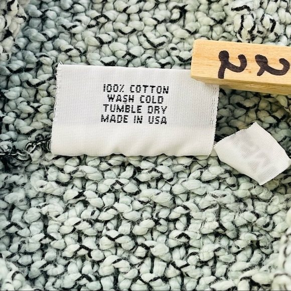 Habitat Cotton texture knit mock neck sweater boxy women's size Small - Picture 4 of 9